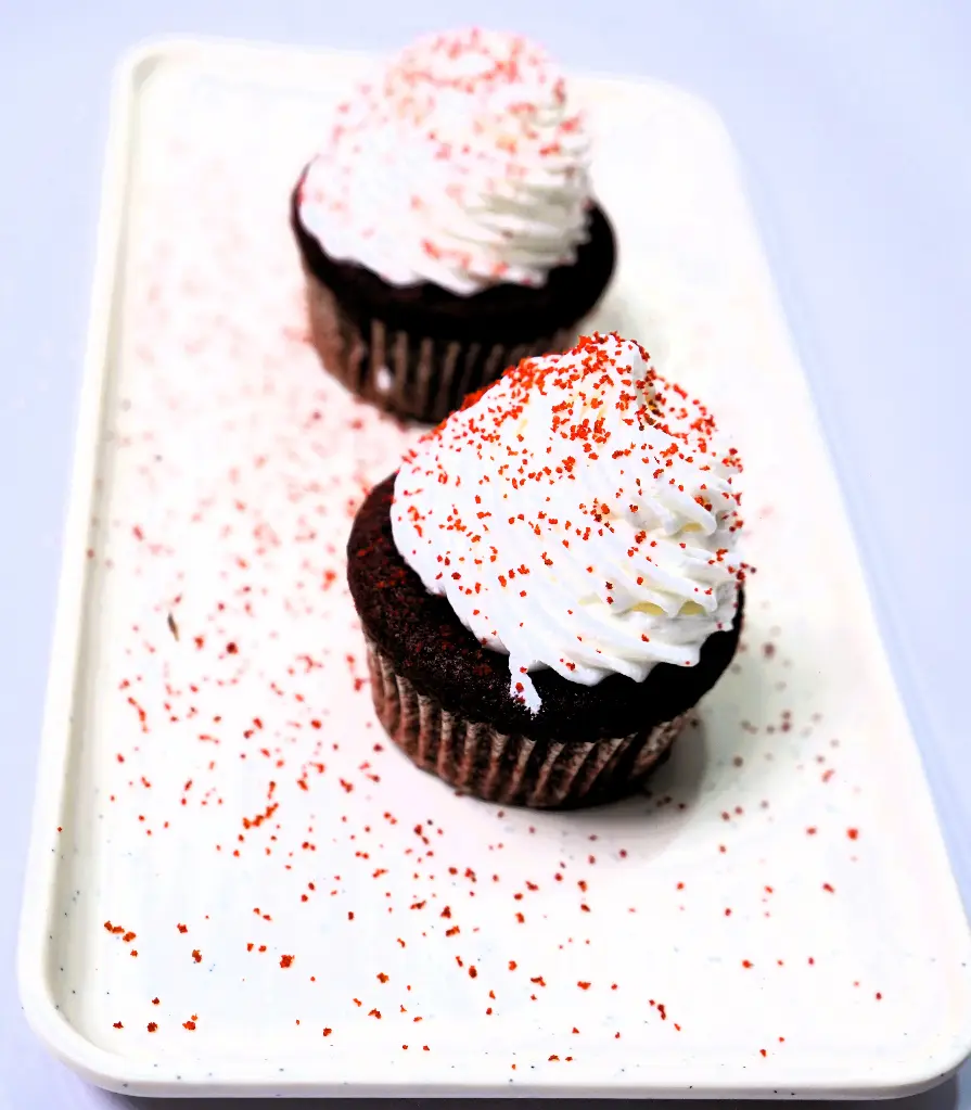 Eggless Red Velvet Cupcakes (Pack Of 2)